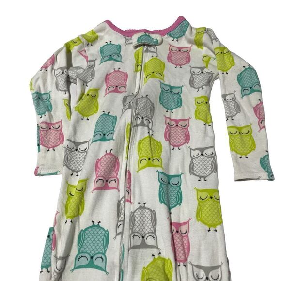 Child of Mine made by Carter’s Toddler Girl Footie PJs Size 18 Months - Picture 3 of 7